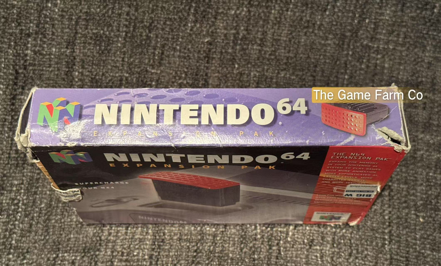 Genuine Nintendo 64 Boxed (N64) Expansion Pak with Clip