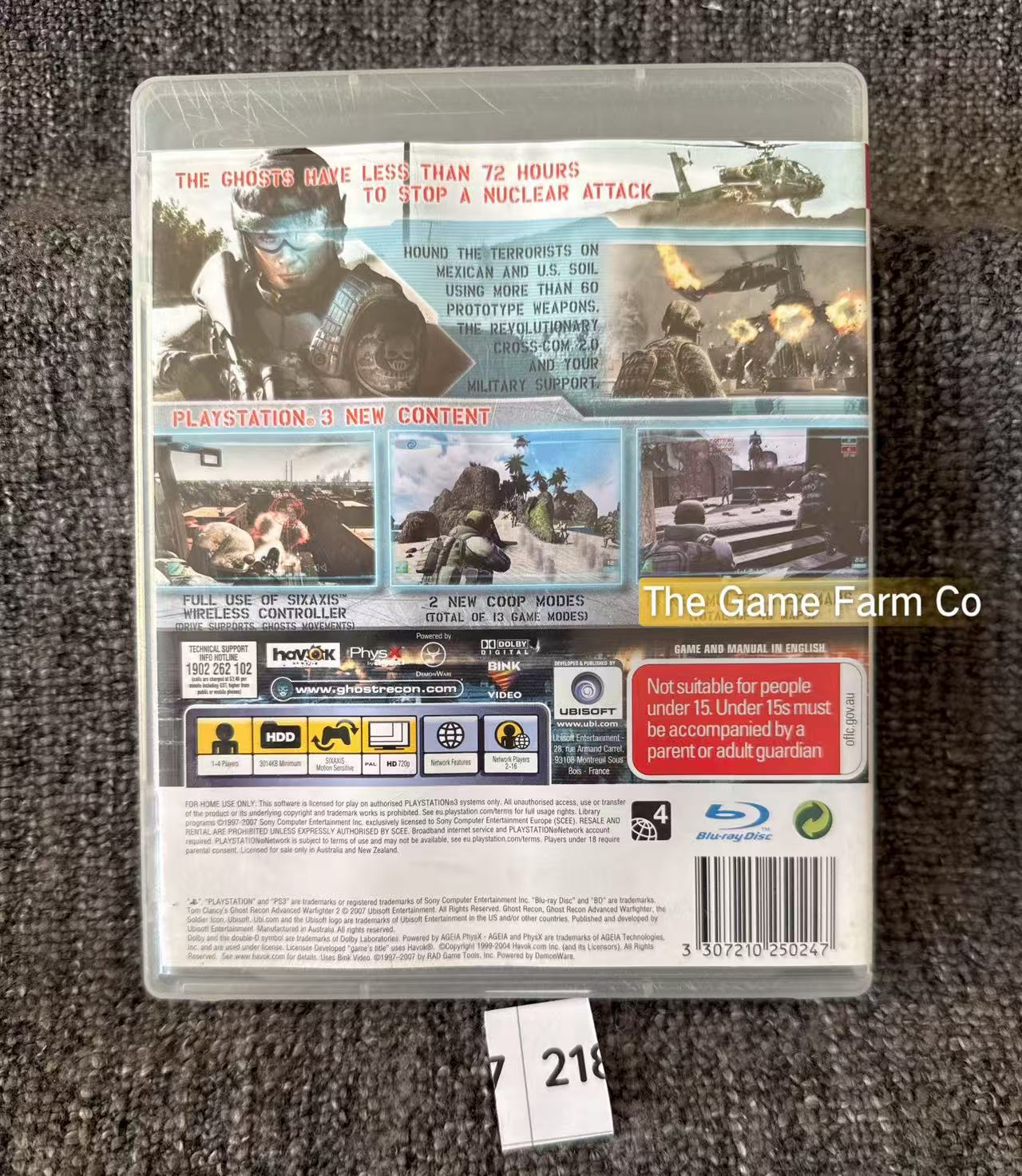 Ghost Recon 2 Advanced Warfighter  Game - PS3 - Sony Playstation 3