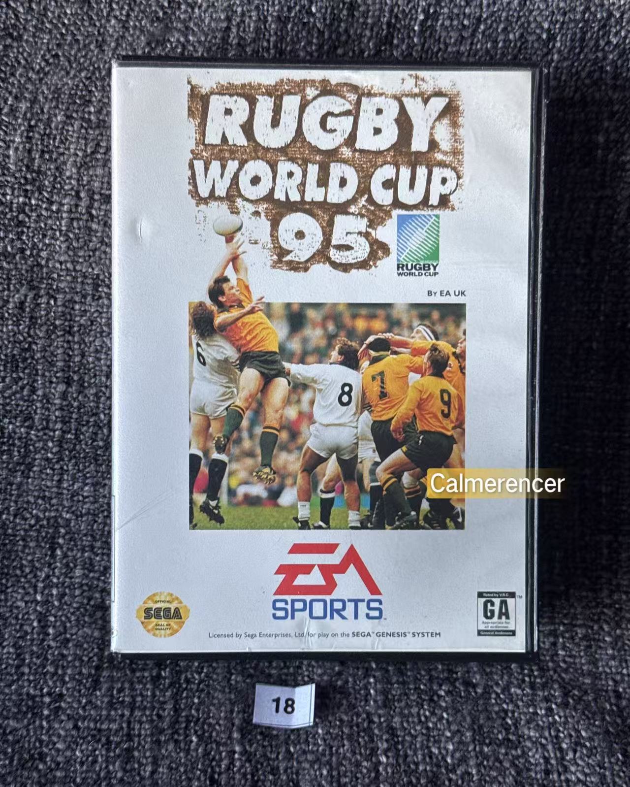 Rugby World Cup 95 Game - Sega Mega Drive