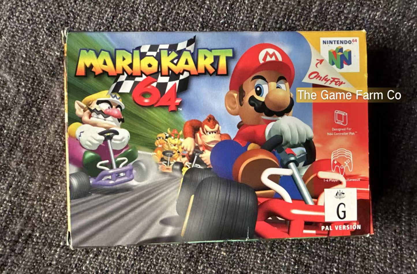 Mario Kart Game Boxed - Nintendo 64 / N64 - Pal Version