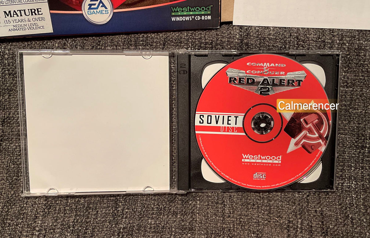 Red Alert Cd Command And Conquer Red Alert 2 Game - PC - CD ROM - Big Box – The ...