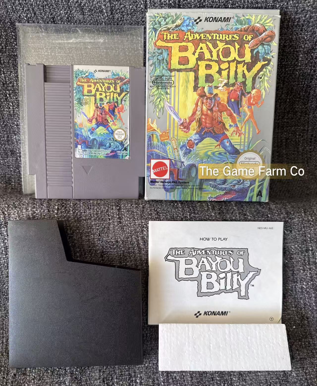 The Adventures Of Bayou Billy Boxed Game - Nes - Nintendo / Entertainment System - Pal Version