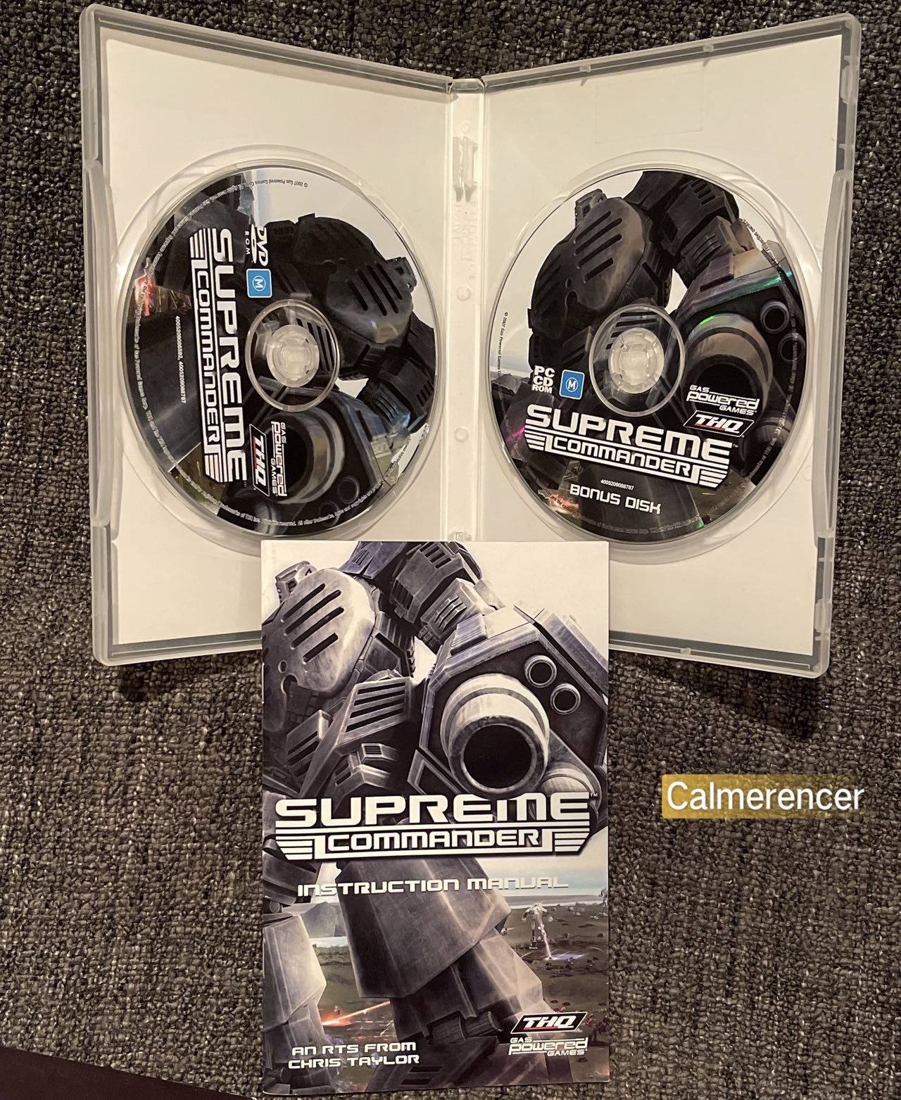 Supreme Commander Collectors edition Game - PC - CD ROM - Big Box