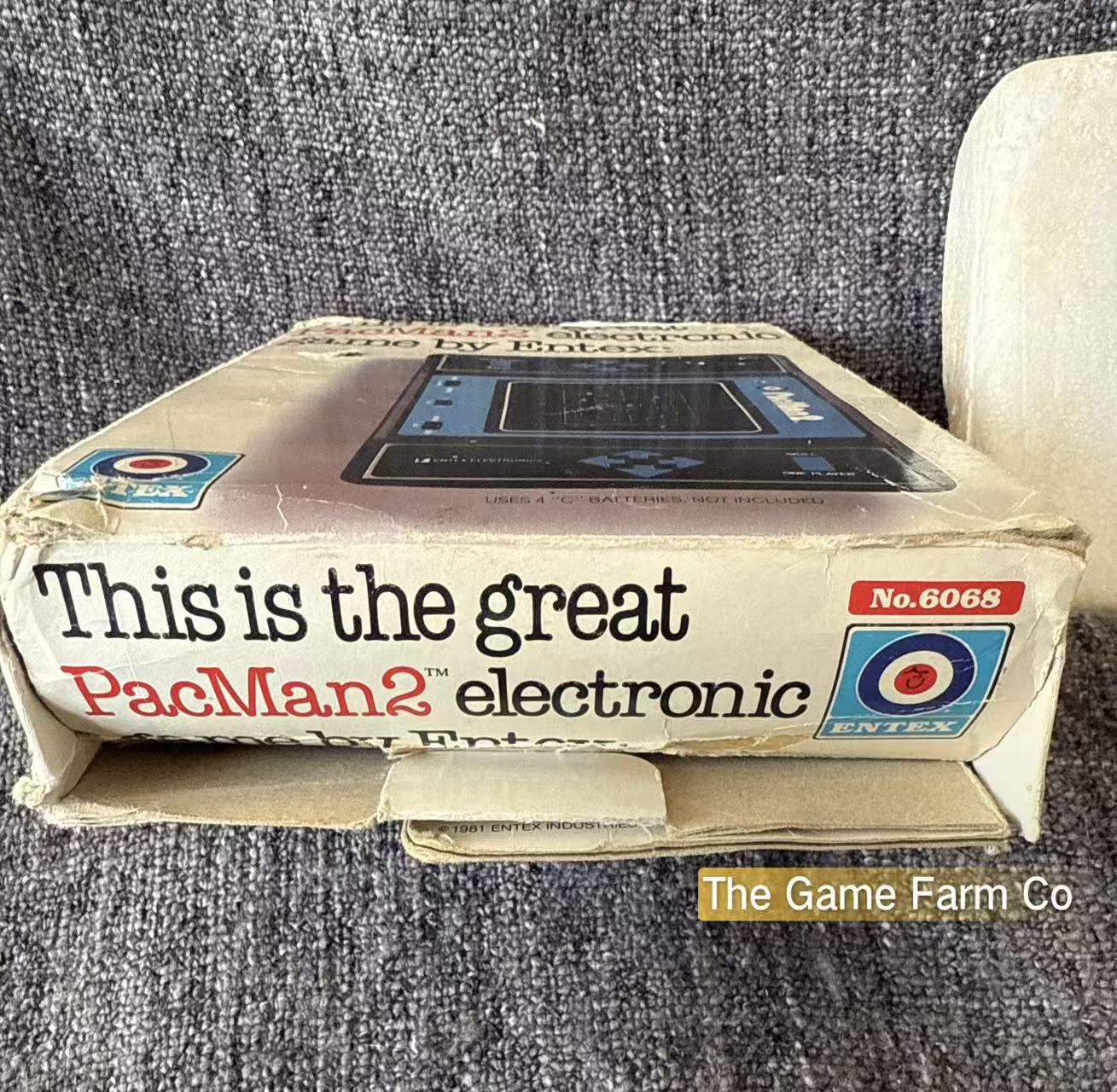Vintage  Pacman 2 handheld Console Boxed By Entex