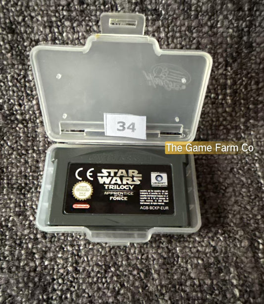 Star Wars Trilogy Game -Nintendo Gameboy Advance Cart GBA - Pal Version