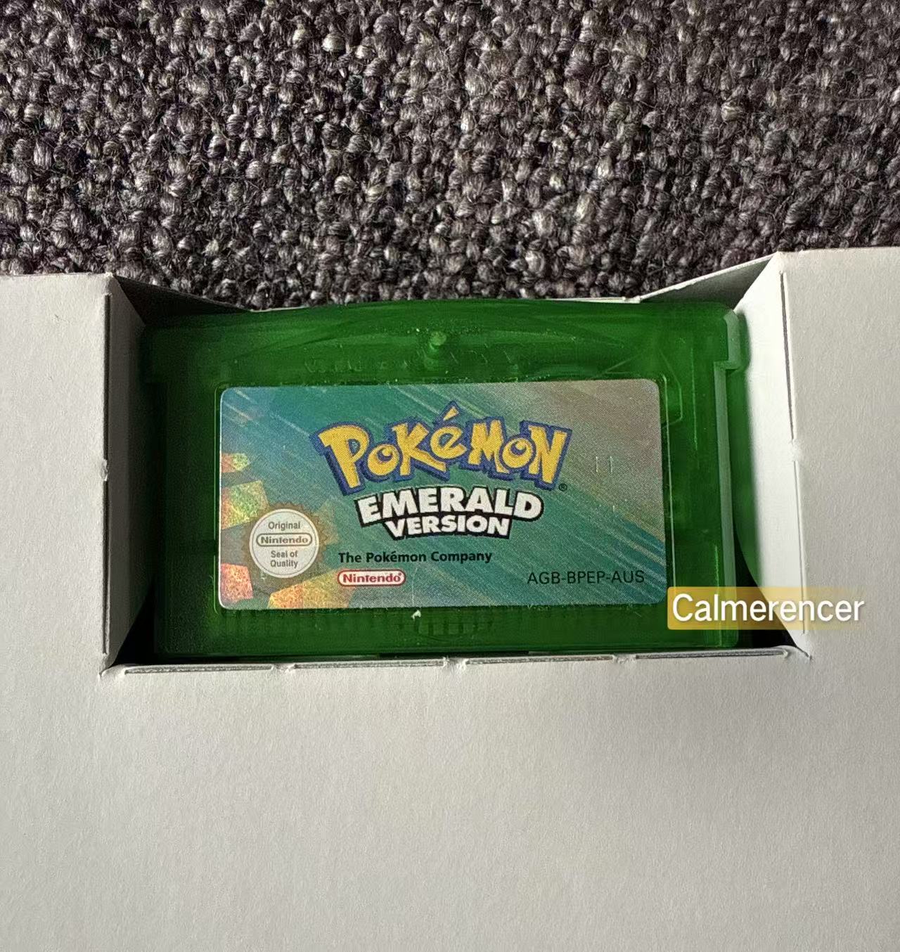 Pokemon Emerald Version Boxed Game In Excellent condition -Nintendo Gameboy Advance GBA - Pal Version