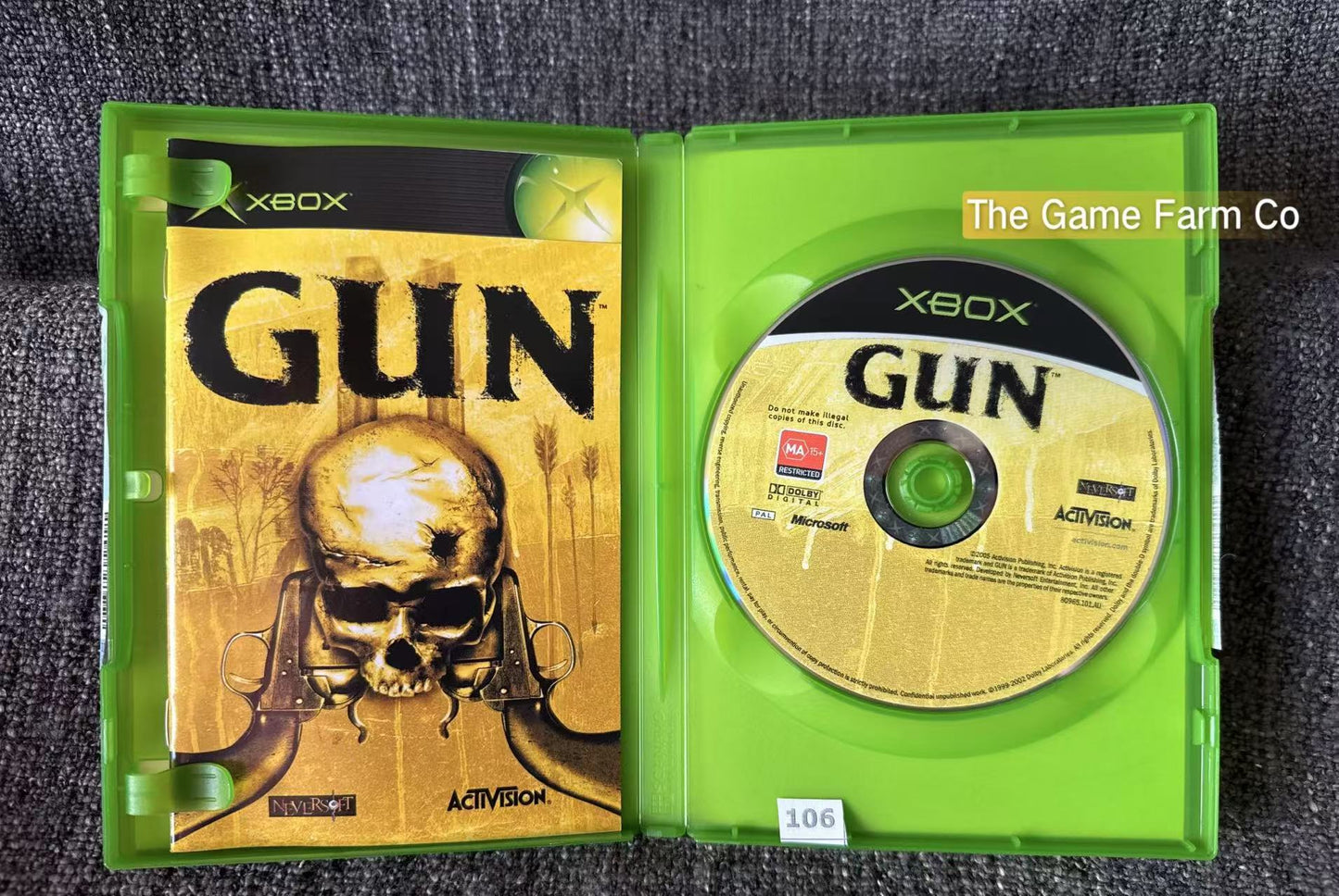Gun Game In Excellent Condition Microsoft Xbox Original