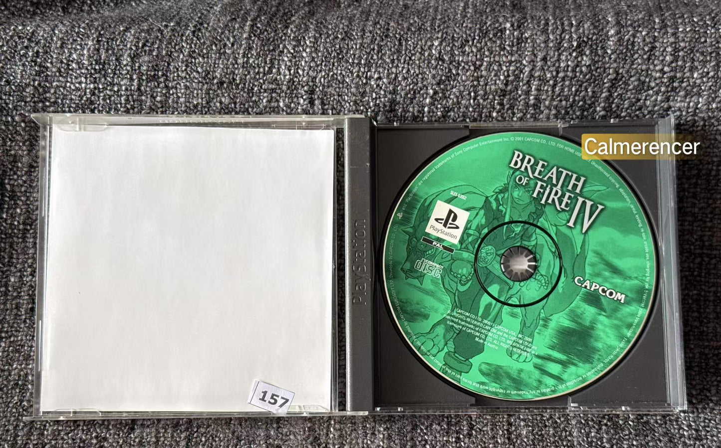 Breath Of Fire IV - No manual - Sony Playstation One (PS1) Game