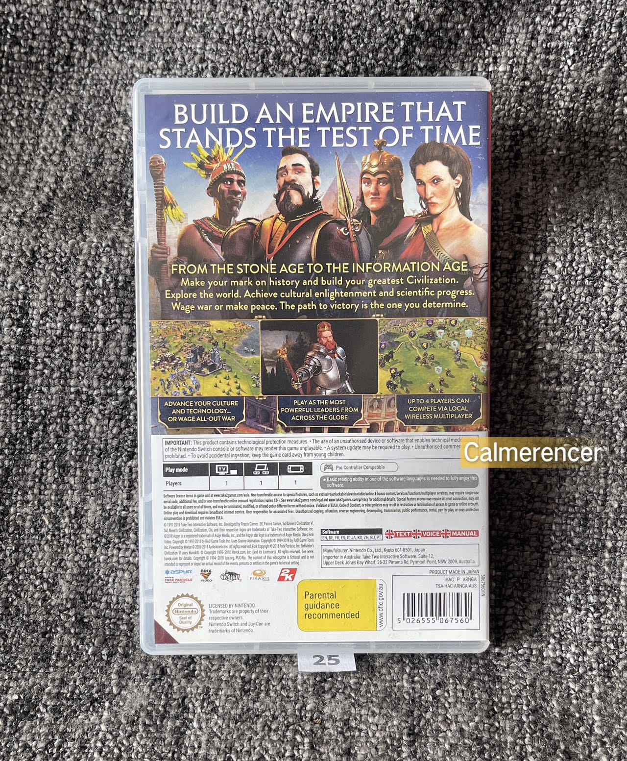 Civilization VI Game - Nintendo Switch