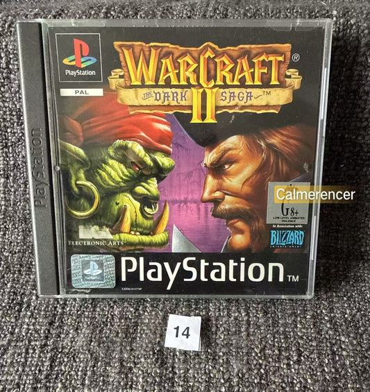 Warcraft 2 The Dark Saga - Excellent Condition - Sony Playstation One (PS1) Game