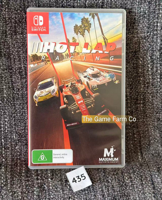 Hot Lap Racing Nintendo Switch Physical Game Cartridge PAL Tested Used