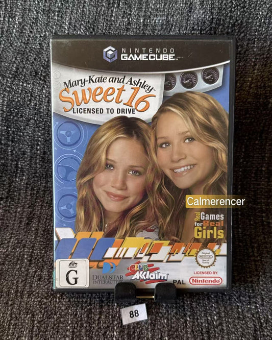 Mary-Kate & Ashley Sweet 16 Licensed To Drive Game - Nintendo Gamecube - Pal Version