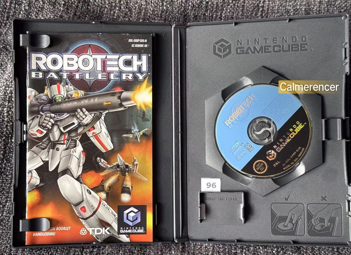Robotech Battle Cry Game - Nintendo Gamecube - Pal Version