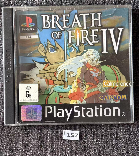 Breath Of Fire IV - No manual - Sony Playstation One (PS1) Game
