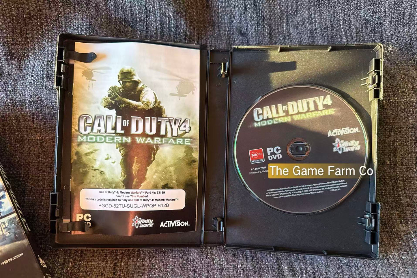 Call of Duty 4: Modern Warfare PC Big Box Complete CIB Untested Vintage Retro