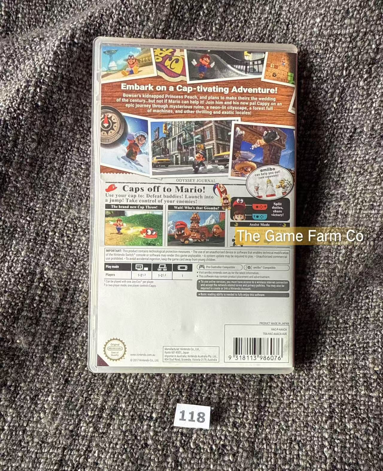 Super Mario Oddeyse Switch Game - Nintendo Switch