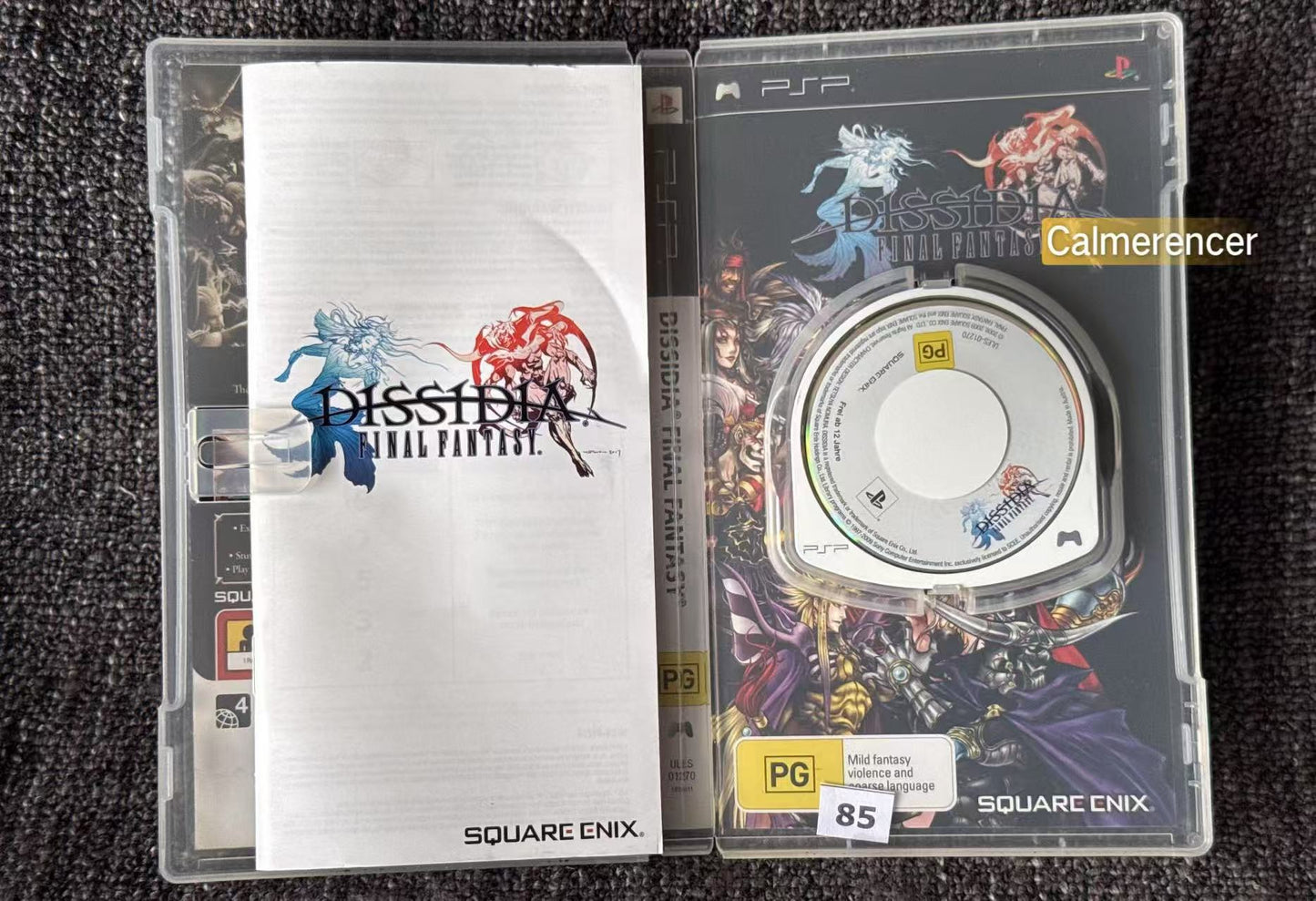 Dissidia Final Fantasy  PSP Game - PlayStation Portable