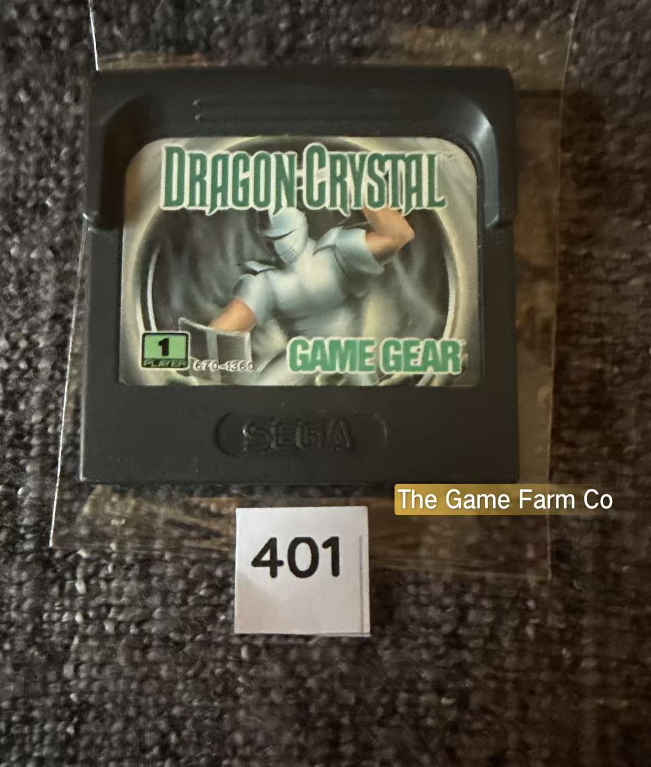Dragon Crystal (Sega Game Gear) Authentic PAL Loose Game Cartridge Only