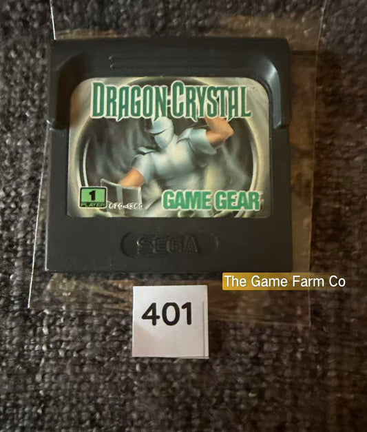Dragon Crystal (Sega Game Gear) Authentic PAL Loose Game Cartridge Only