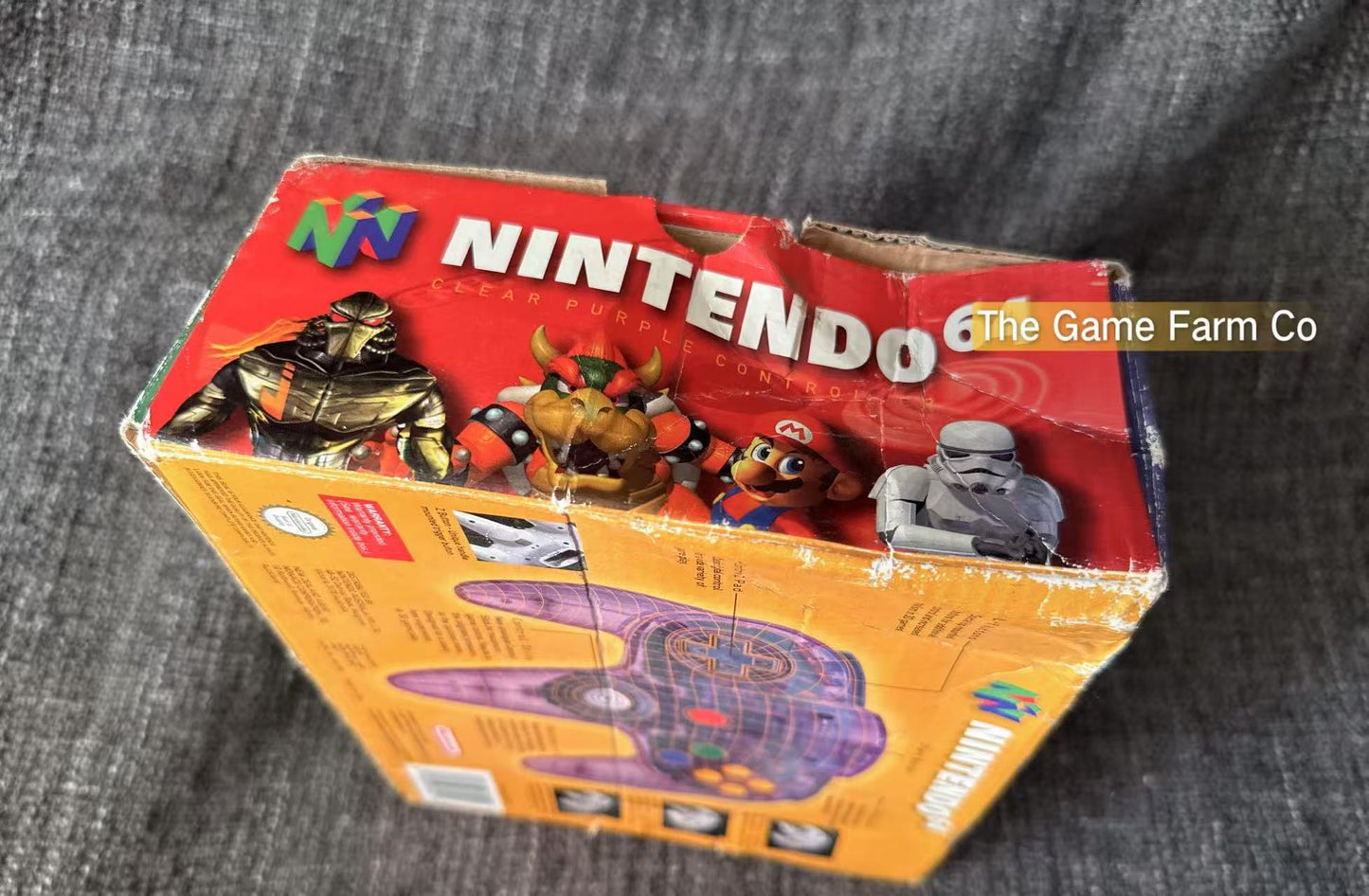 All Genuine Clear Purple boxed  N64 controller in good condition (Nintendo)