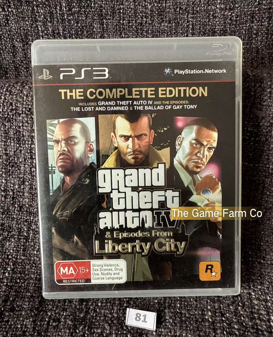 Grand Theft Auto Episodes From Liberty City Game - PS3 - Sony Playstation 3