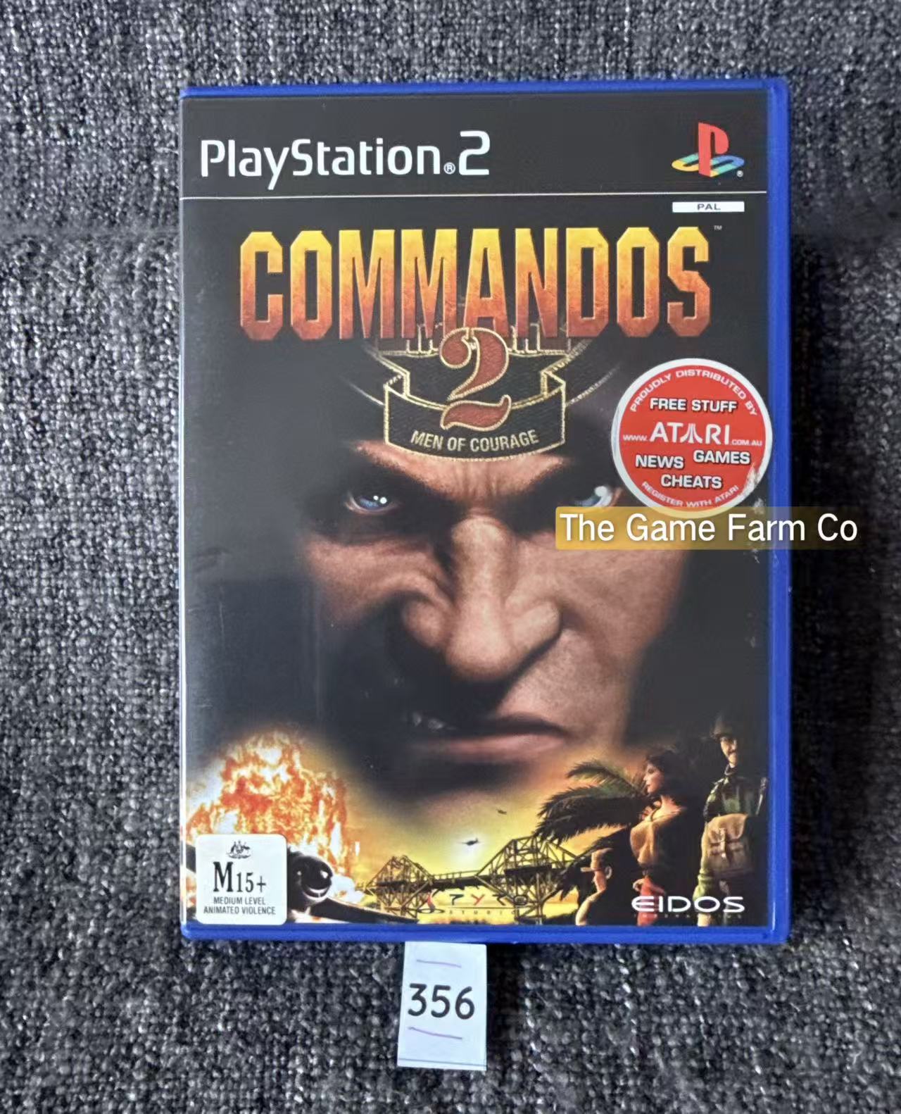 Commandos 2 Men Of courage Game In Mint Condition - Sony PlayStation 2 (PS2)