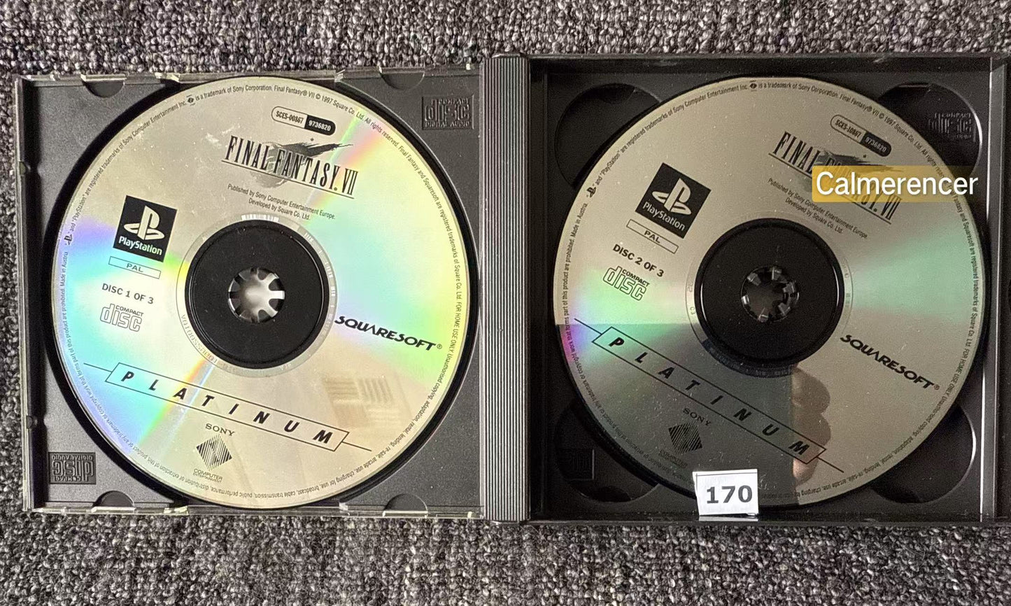 Final Fantasy VII  With FF VIII demo - Sony Playstation One (PS1) Game