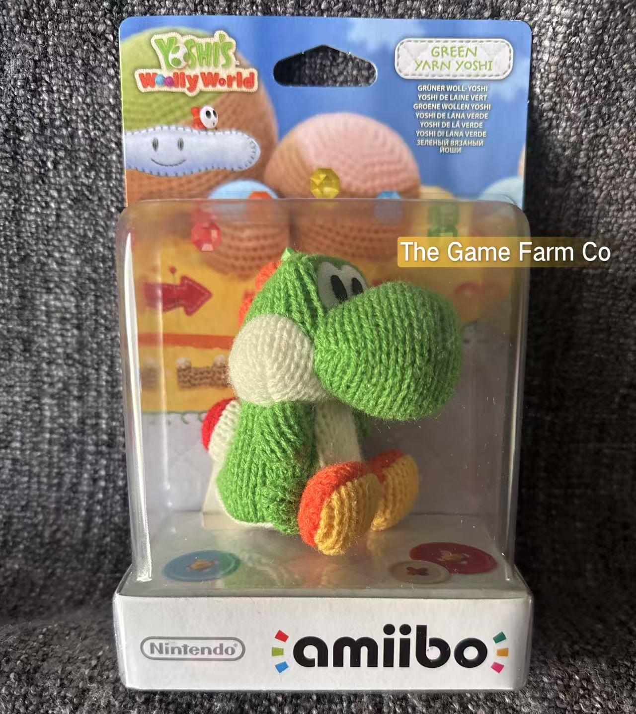 Yoshi’s Woolly World Green Yoshi Amiibo Yarn Bundle - Nintendo Wii U Game