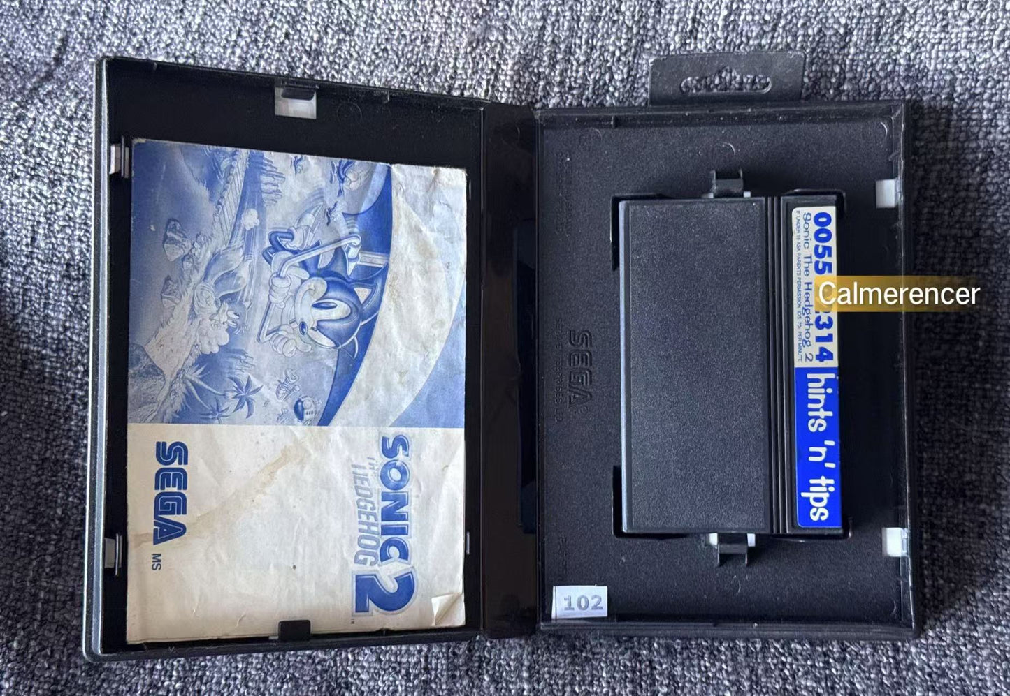 Sonic The Hedgehog 2 Game - Sega Master System