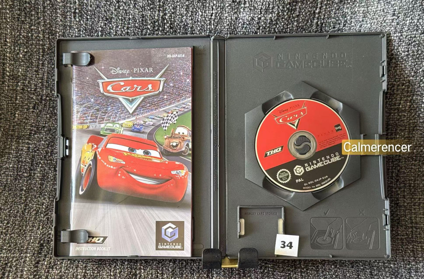 Cars Game - Nintendo Gamecube - Pal Version