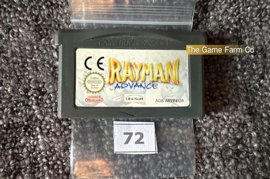 Rayman Advance Game -Nintendo Gameboy Advance Cart GBA - Pal Version