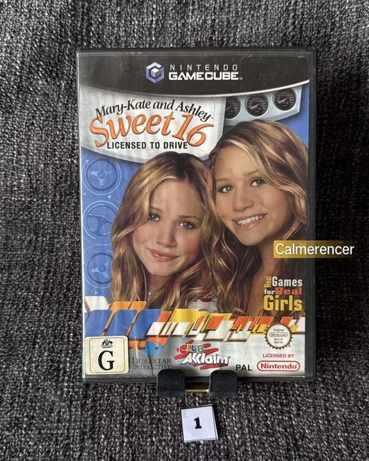 Mary-Kate & Ashley Sweet 16 Licensed To Drive Game - Nintendo Gamecube - Pal Version