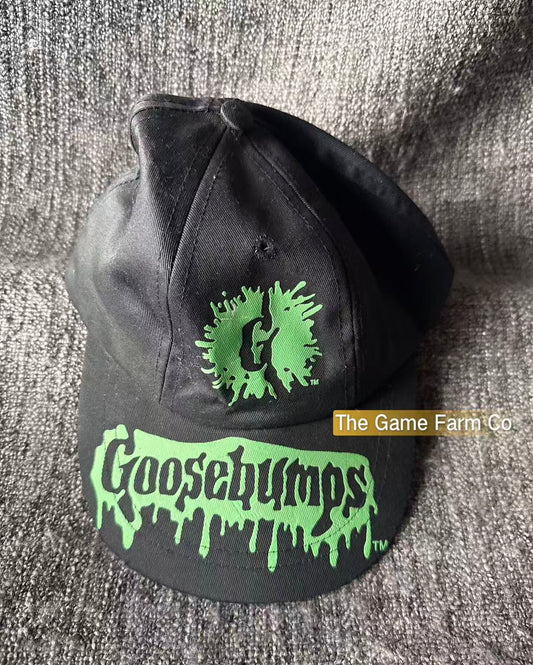 Vintage 90s Goosebumps Snapback Hat R.L. Stine Retro Book Promo Cap Used Great Condition
