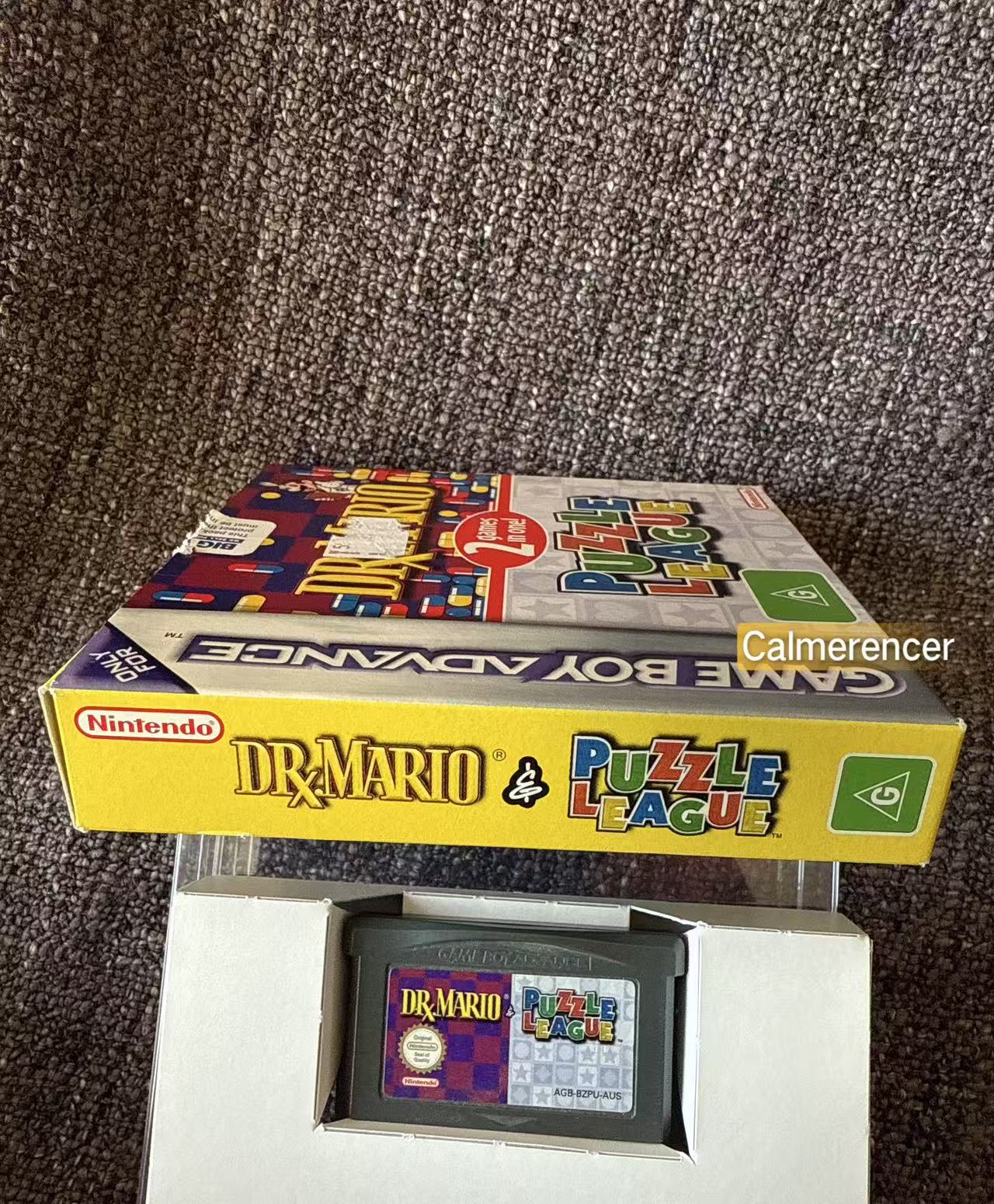 Dr. Mario / Puzzle League Boxed Game -Nintendo Gameboy Advance GBA - Pal Version