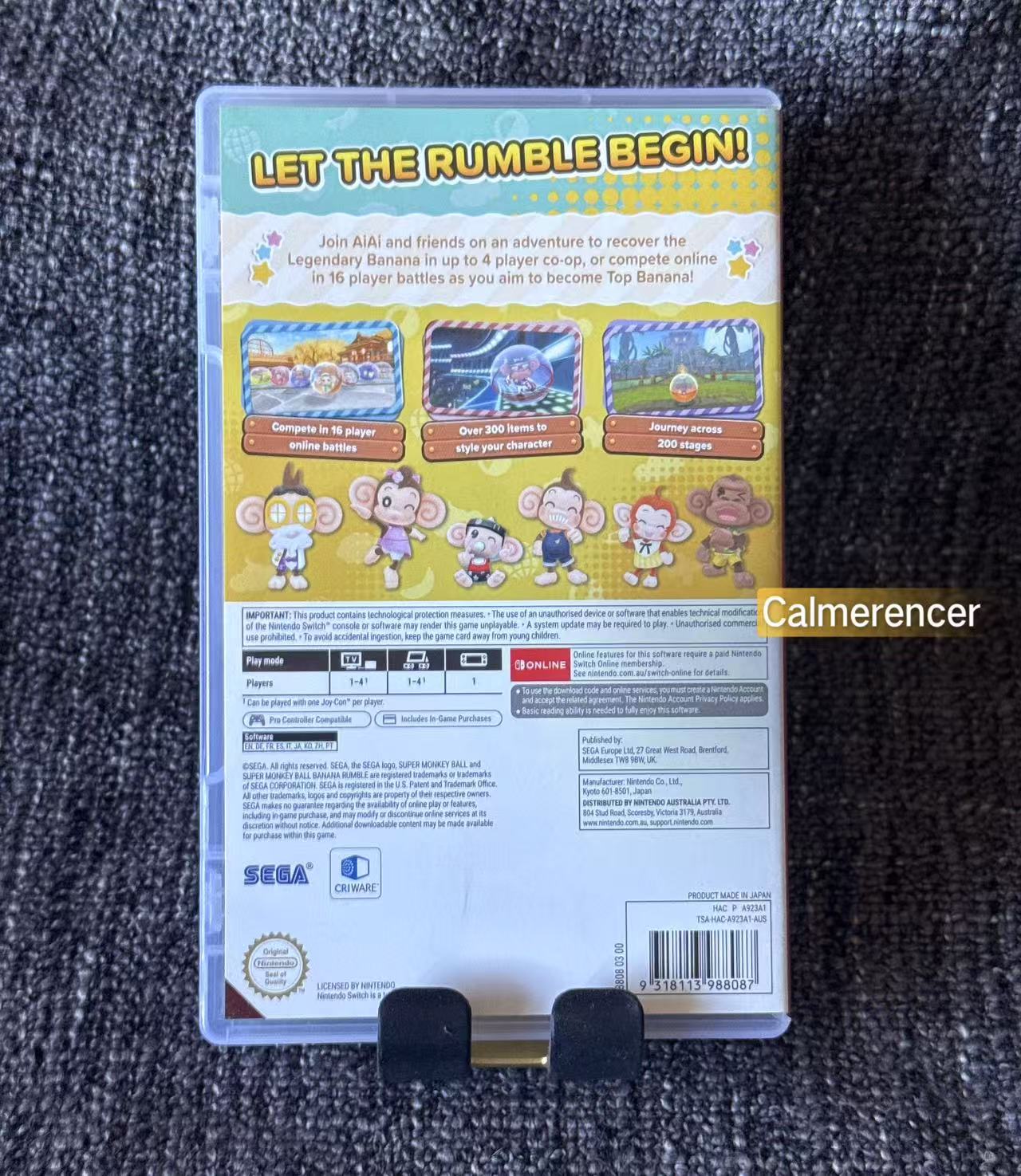 Super Monkey Ball Banana Rumble Switch Game- Brand New - Nintendo Switch