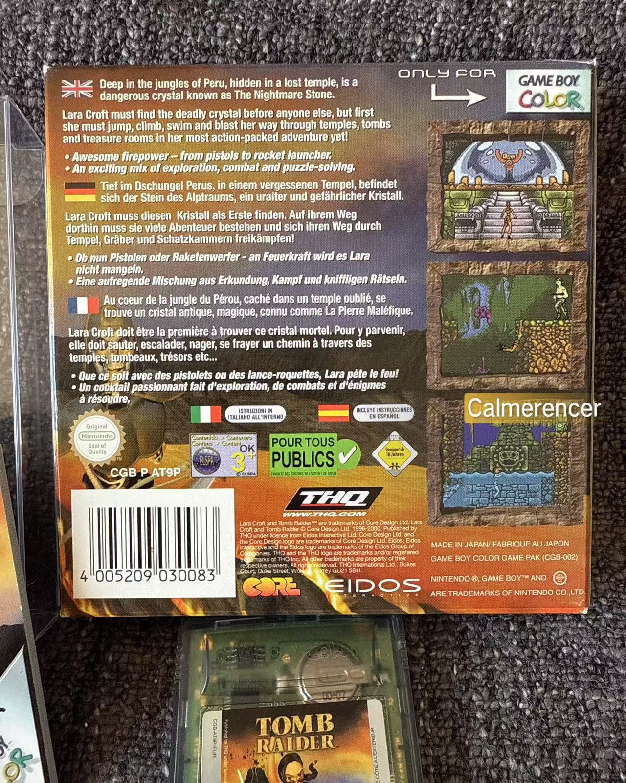 Tomb Raider Boxed Game - Nintendo Gameboy Color