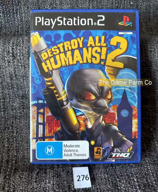 Destroy All Humans 2 Game- Sony PlayStation 2 (PS2)