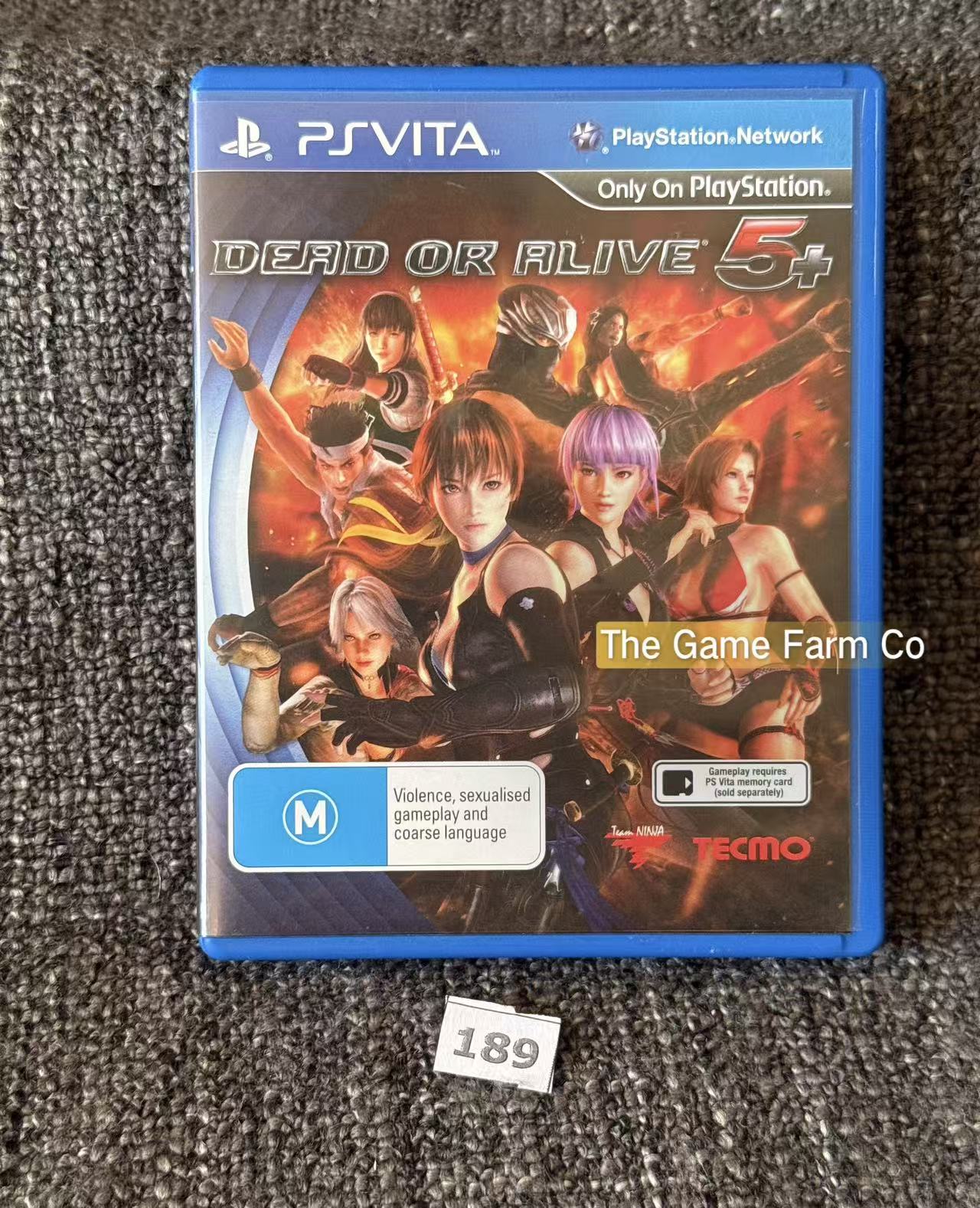 Dead or Alive 5 Plus PlayStation Vita Physical Game CIB PAL Tested Used
