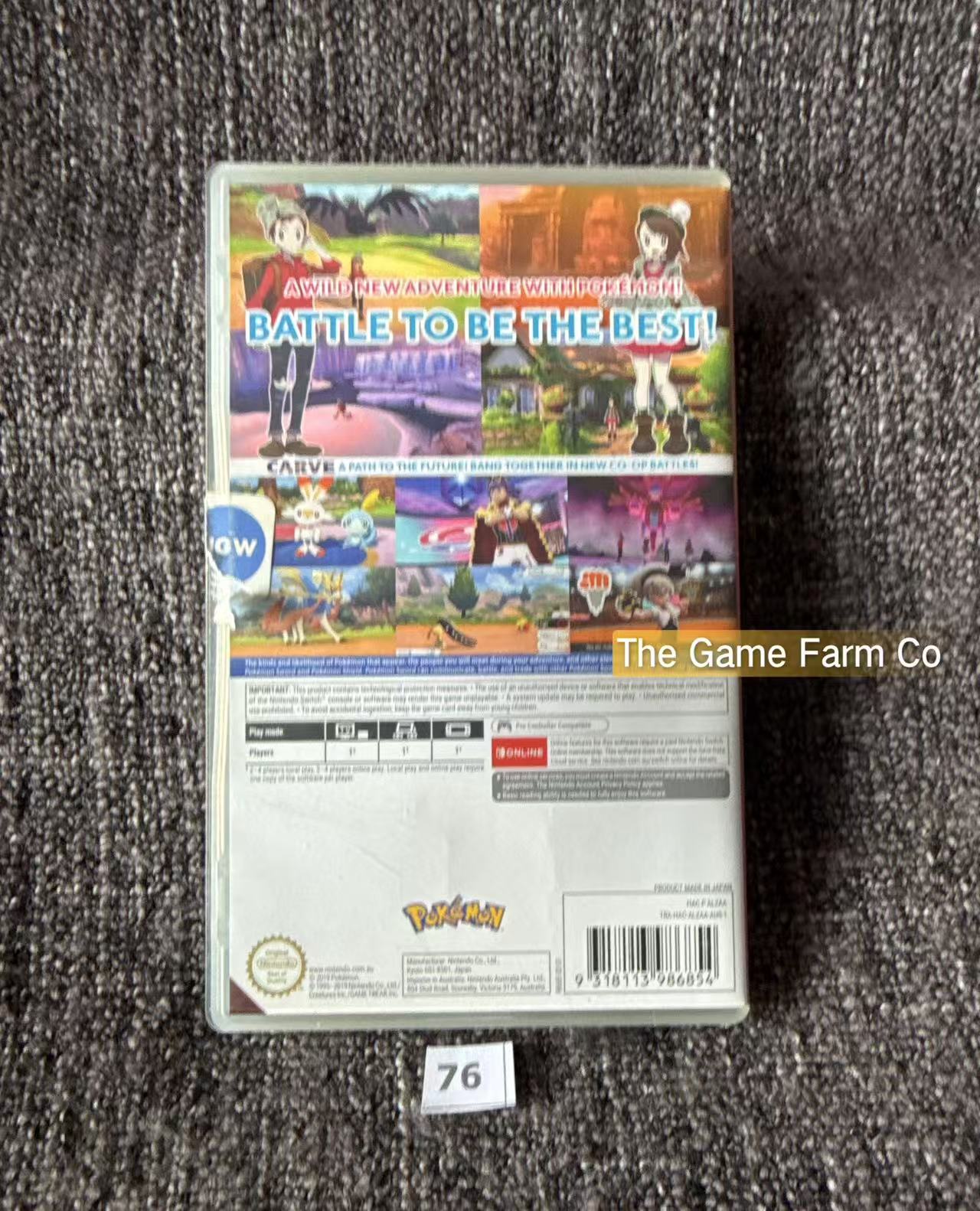 Pokemon Sword Game - Nintendo Switch