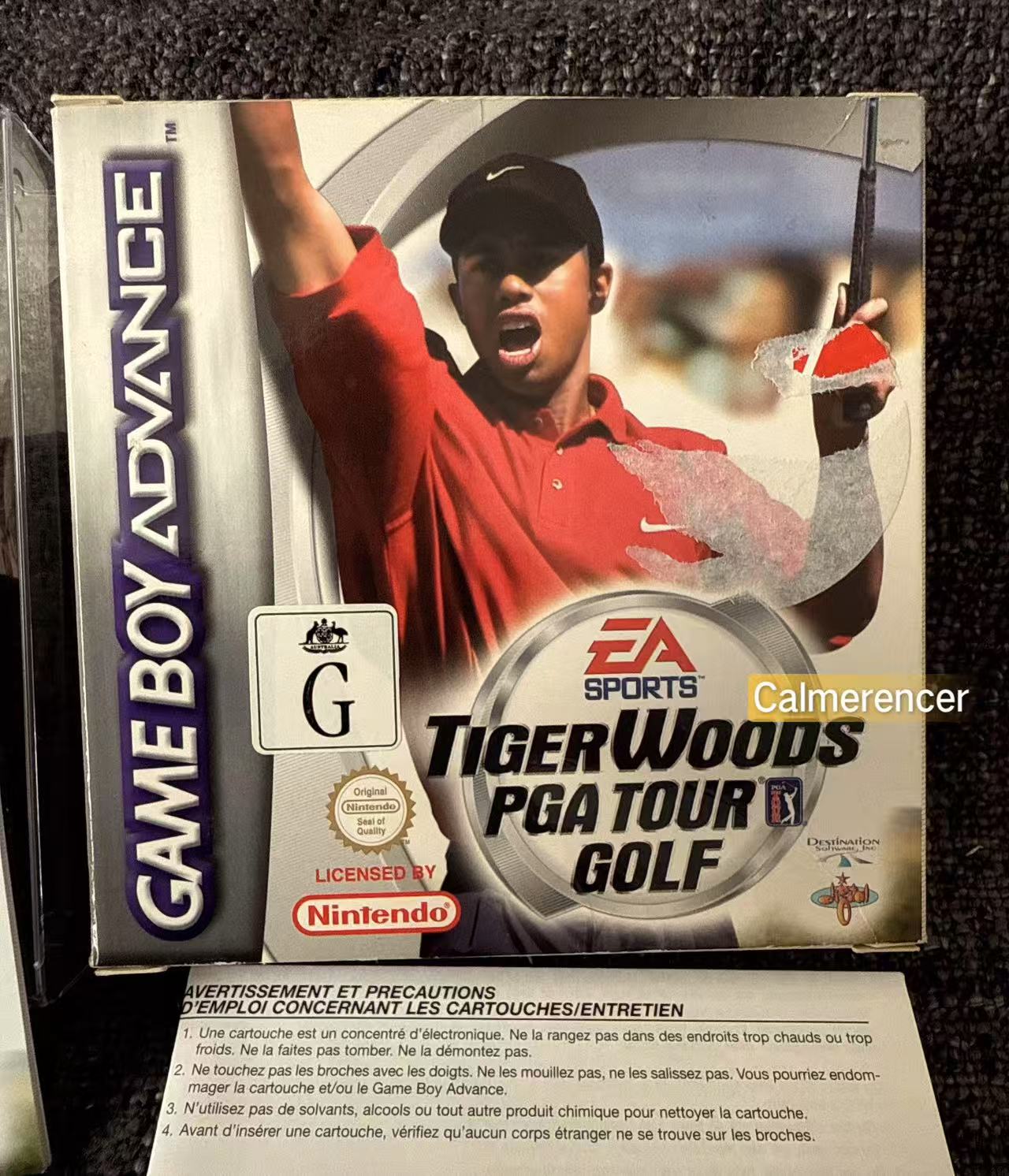 Tiger Woods PGA Tour Golf  EA Sports Boxed Game -Nintendo Gameboy Advance GBA - Pal Version