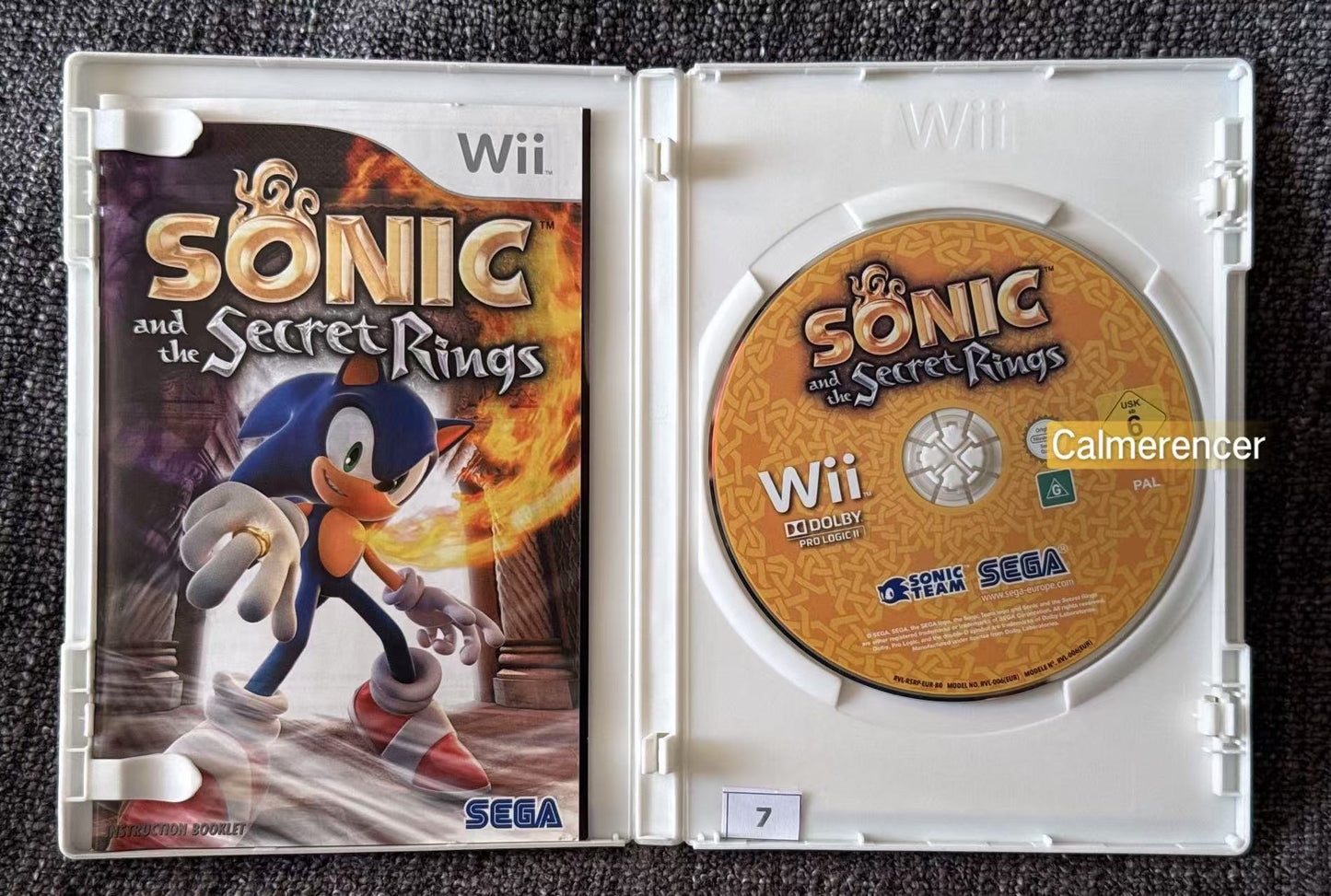 Sonic And The Secret Rings - Nintendo Wii game