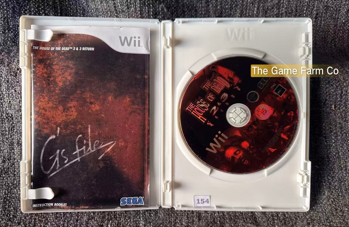 House of the Dead 2 & 3 Return (Nintendo Wii, 2008) PAL Arcade Horror CIB