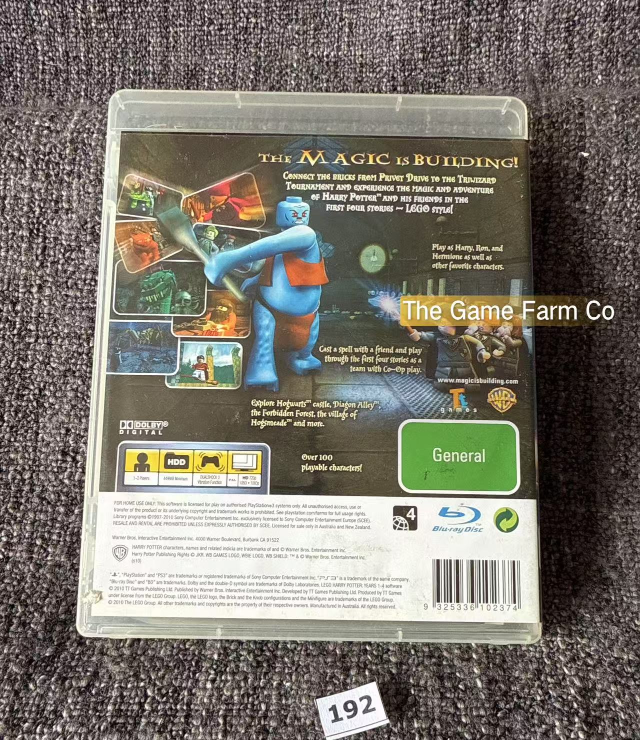 Lego Harry Potter Years 1-4 Game - PS3 - Sony Playstation 3