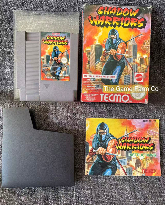 Shadow Warriors Boxed Game - Nes - Nintendo / Entertainment System - Pal Version