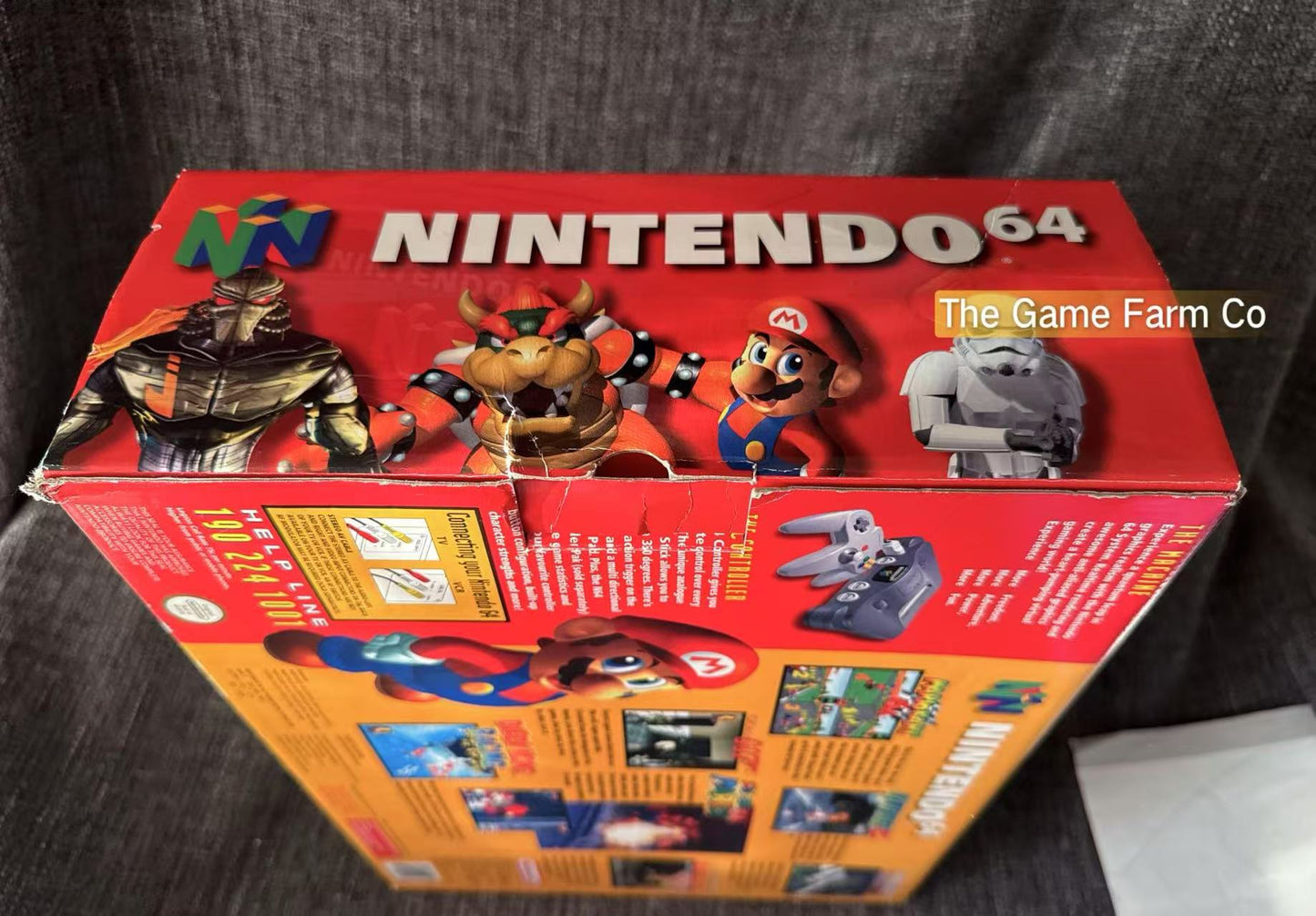 Nintendo 64 (N64) Empty Console Box with Manual -  Pal Version