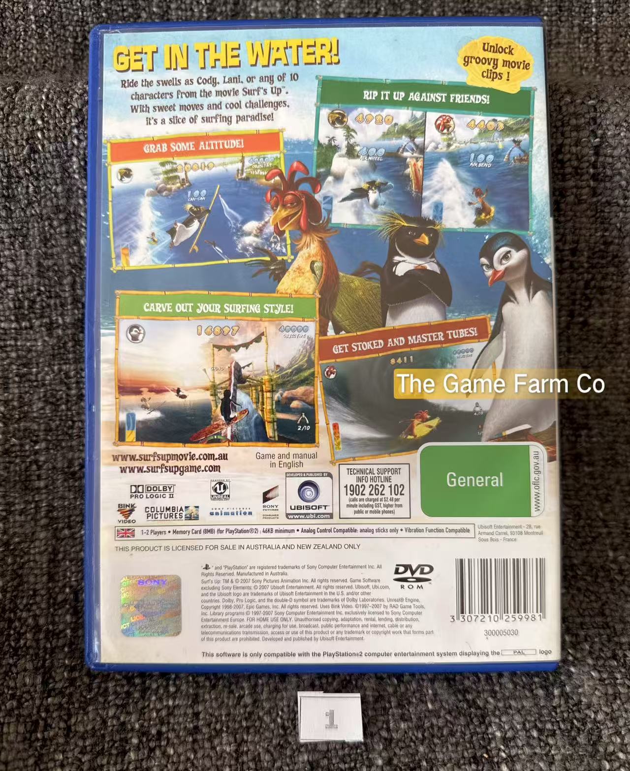 Surfs Up Game- Sony PlayStation 2 (PS2)