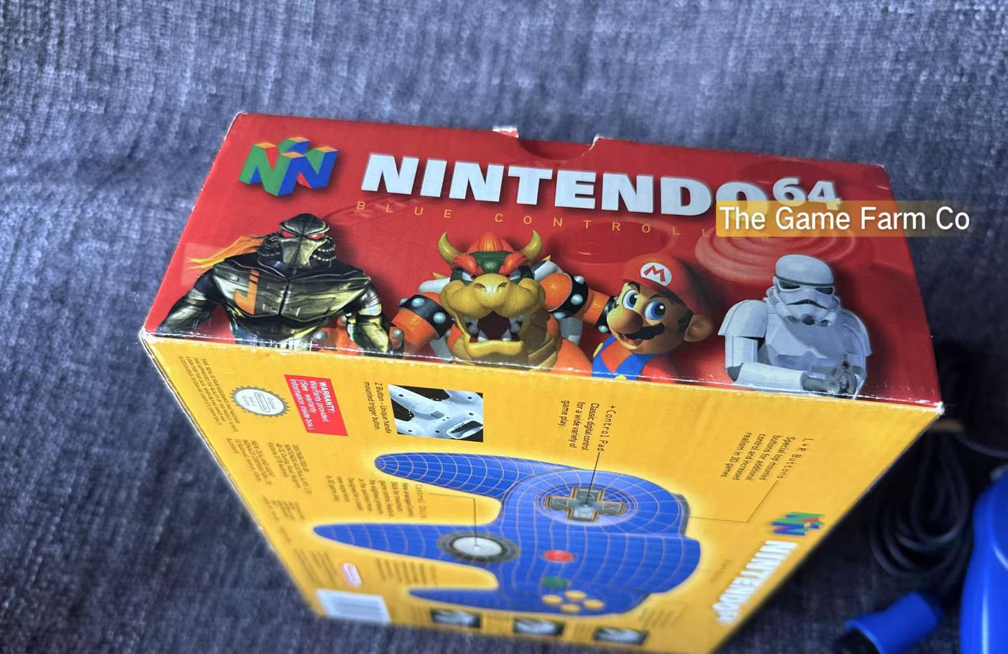 All Genuine boxed Blue N64 controller (Nintendo)