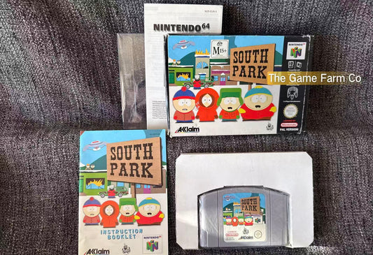 South Park N64 Physical Game CIB PAL Tested Used