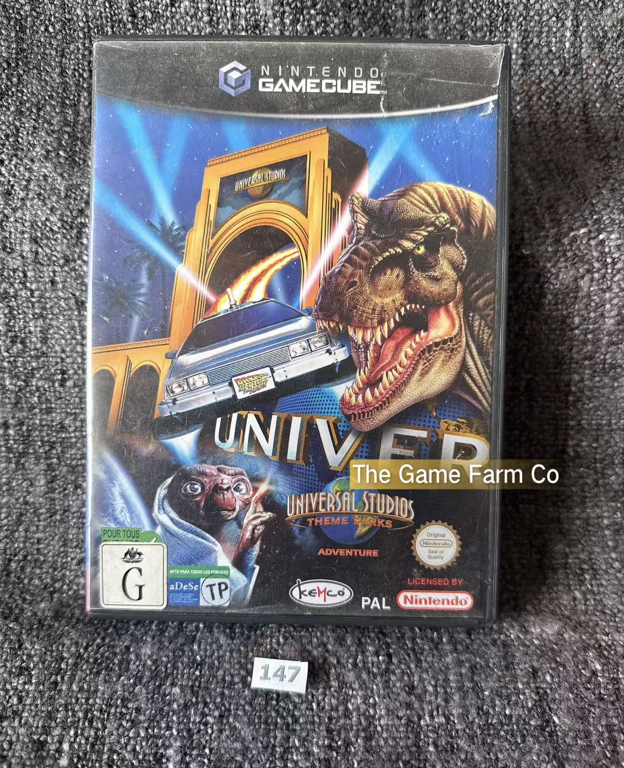 Universal Studios Theme Parks Adventure (GameCube) Complete CIB Manual PAL