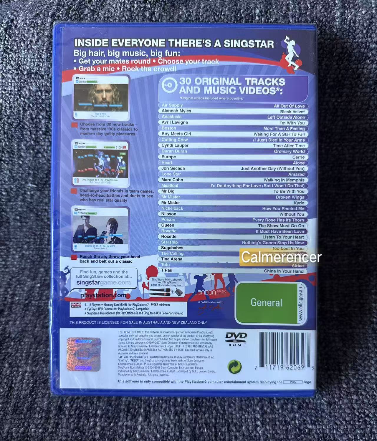 Singstar Rock Ballads Brand New Game - Sony PlayStation 2 (PS2)